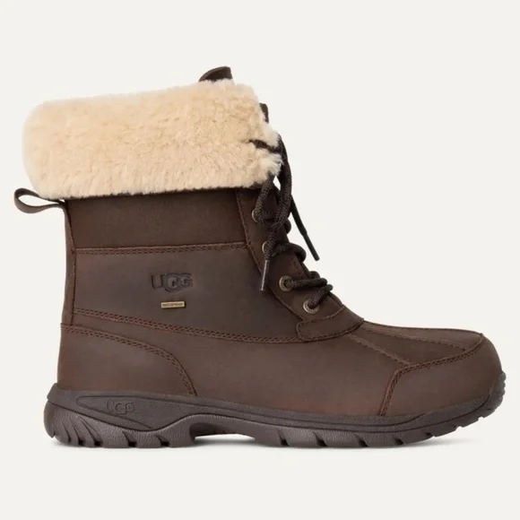 UGG | Mens Butte Distressed Boot Burnt Cedar Size 12 Brown Hiking High Top - Picture 3 of 15